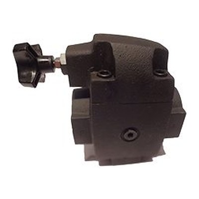 Pressure control valve with adjusting knob